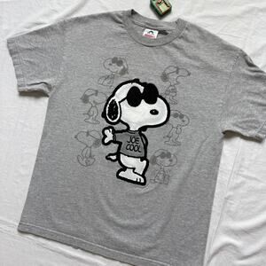 Y2K Peanuts Snoopy Joe Cool T-Shirt - L